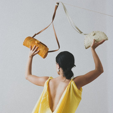 Taco Roll Handbags by Alma at Gelau