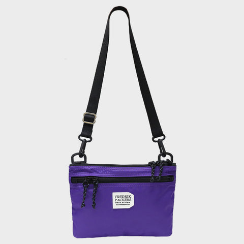 Purple Medium Pouch Bag American Nylon Made in Japan