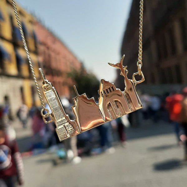 CDMX Necklace 18k Gold Plated