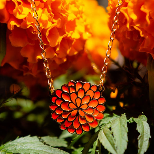 Marigold Cempasuchil Necklace Gelau Australia