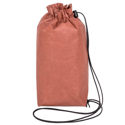 SIWA Long Drawstring Bag Adjustable Terracotta