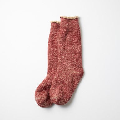 Japanese Red Socks Organic Cotton