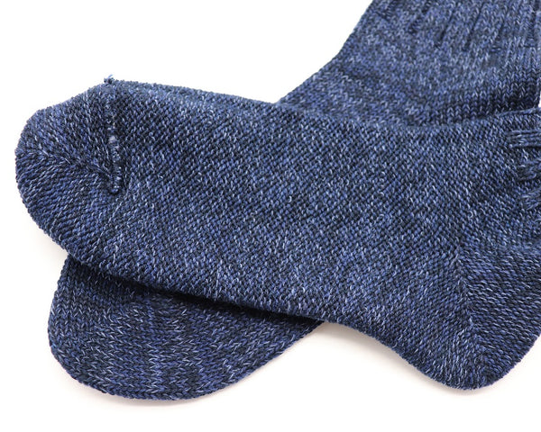 Dark Denim ROTOTO Ankle Socks at Gelau