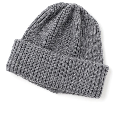 Sustainable Beanie in Upcycled Wool and Recycled Polyester Rototo Made in Japan at Gelau Australia