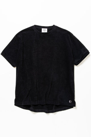 Thing Fabrics Black Pile T Shirt Made in Japan