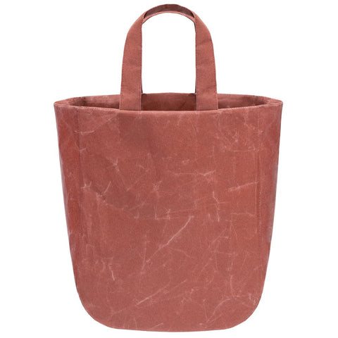 Terracotta Carry Bag SIWA Small Round Tote Made in Japan