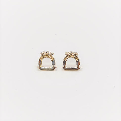 Trajinera Studs 18k Gold Plated Earrings Gelau Australia