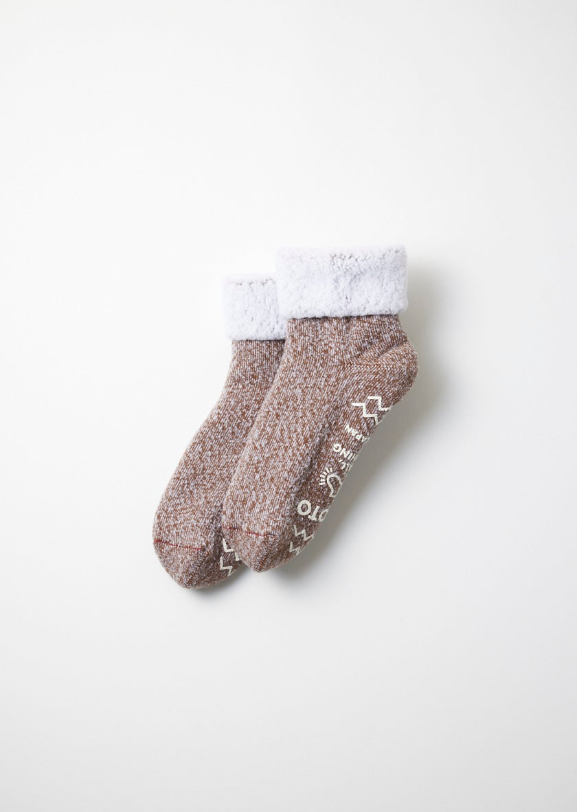 Brown Chocolate Cozy Fleece Socks