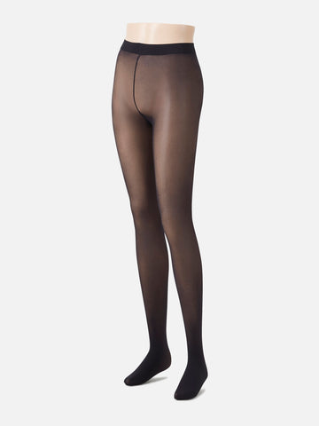 Black 30D Womens Tights Made in Japan Tabio