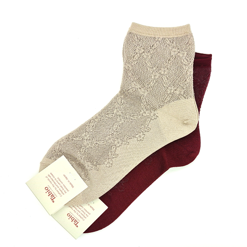 Buy Tabio Floral Lace & Mesh Short Socks – Gelau