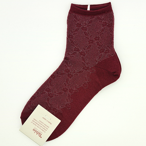 Gelau Red Lace Socks Made in Japan 