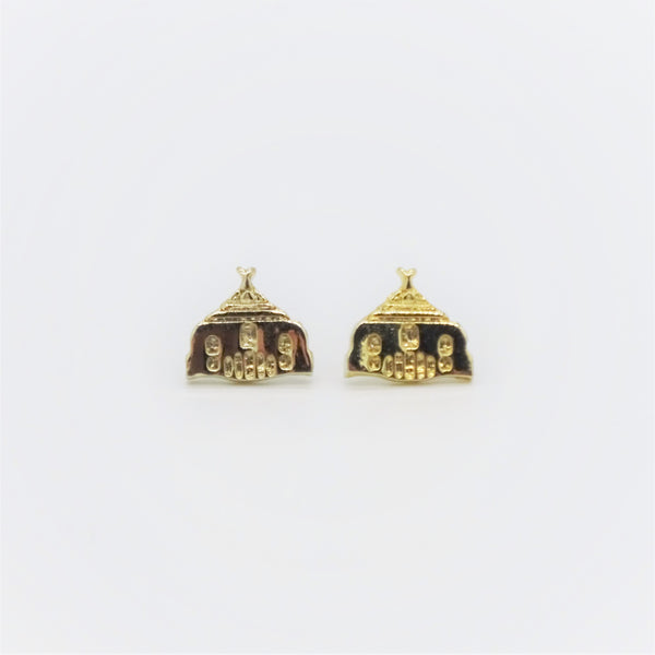 Bellas Artes Stud 18k Gold Plated Earrings