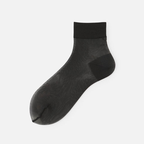 Tabio Sheer Black Socks Made in Japan