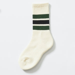 Retro Inspired Kids Socks Children's Stripe Crew Socks High in Cotton at Gelau