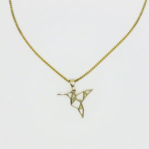 Women's Hummingbird 18k Gold Plated Necklace