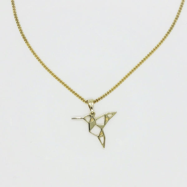 Women's Hummingbird 18k Gold Plated Necklace