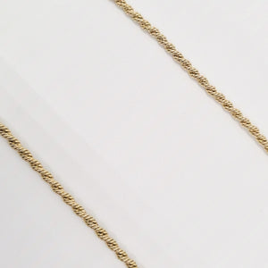 Mekatl Choker Chain Twist Gold Plated