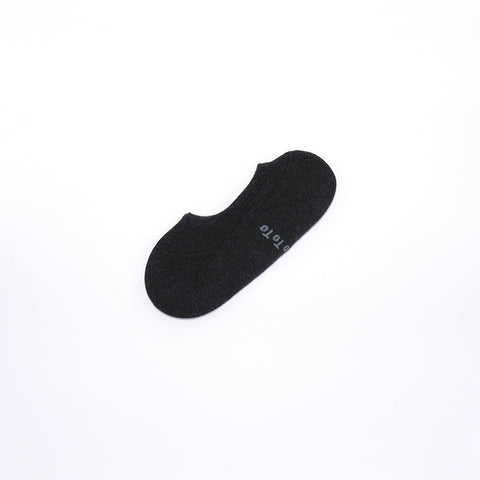 Black Invisible Sock Pile Foot Cover by Rototo
