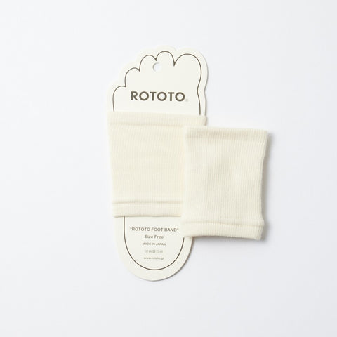Rototo Sandal Socks Ivory Foot Band Cover