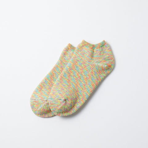 Kasuri Dye Washi Short Pile Socks Made in Japan by Rototo