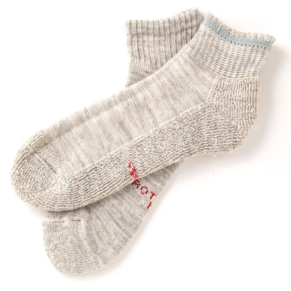 Pile Knitted Sole Ankle Sock Rototo Made in Japan