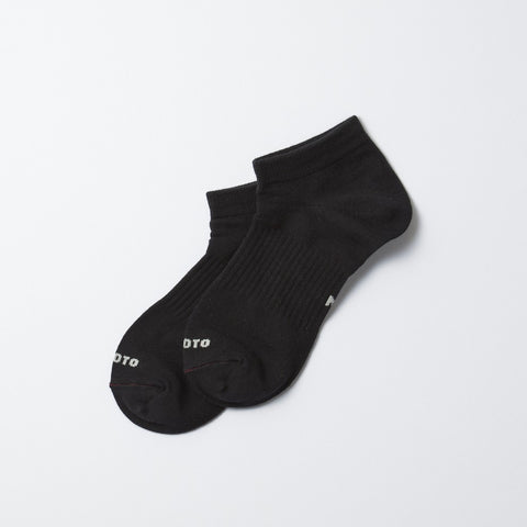 Rototo Low Ankle Black Gym Socks not Made in China