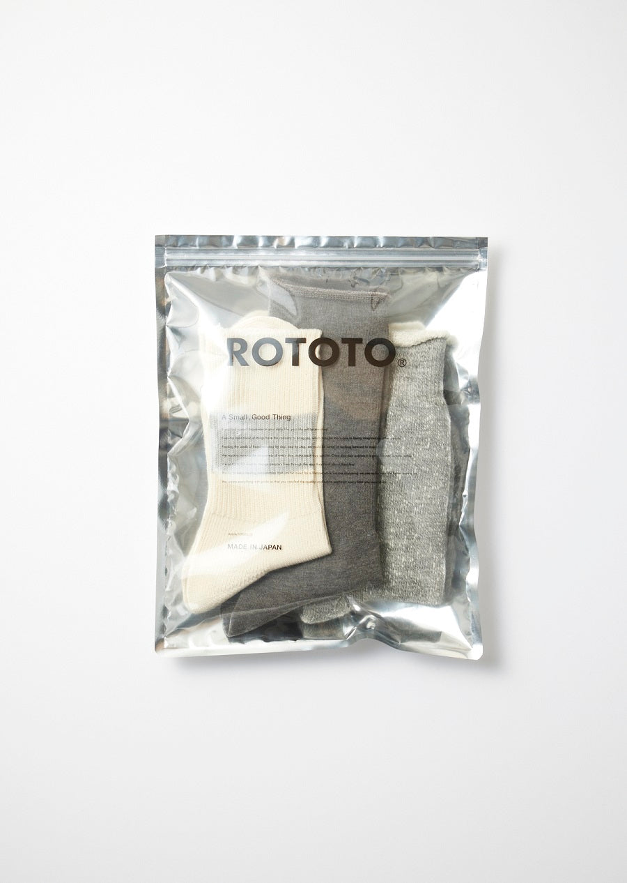 ROTOTO Sock Pack Made in Japan